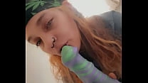 Sucking dildo